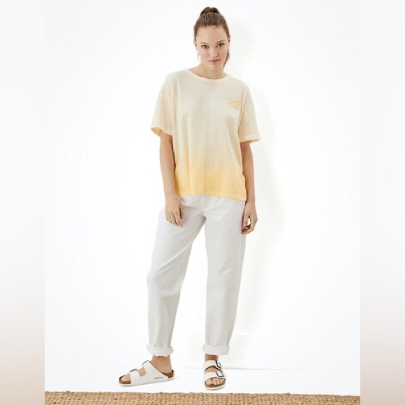 American eagle short sleeve tee - dip-dyed butterfly oversized medium - Picture 1 of 9